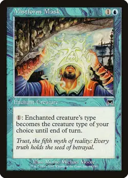 MISTFORM MASK - Onslaught - MTG Magic the Gathering Card - Common - Image 1