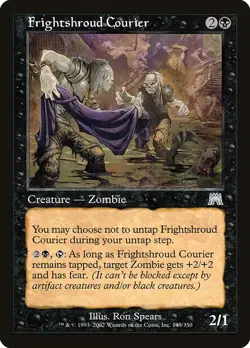 FRIGHTSHROUD COURIER - Onslaught - MTG Magic the Gathering Card - Uncommon - Image 1