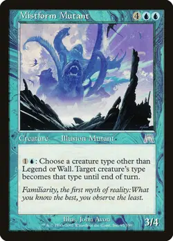 MISTFORM MUTANT - Onslaught - MTG Magic the Gathering Card - Uncommon - Image 1