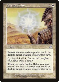 SUNFIRE BALM - Onslaught - MTG Magic the Gathering Card - Uncommon - Image 1