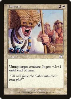 INSPIRIT - Onslaught - MTG Magic the Gathering Card - Uncommon - Image 1