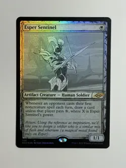 MTG Magic the Gathering FOIL Esper Sentinel Showcase MH2! - Image 3