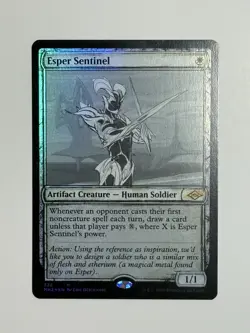 MTG Magic the Gathering FOIL Esper Sentinel Showcase MH2! - Image 2