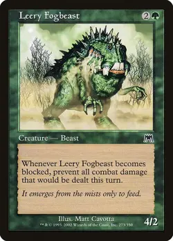 LEERY FOGBEAST - Onslaught - MTG Magic the Gathering Card - Common - Image 1
