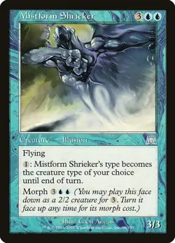 MISTFORM SHRIEKER - Onslaught - MTG Magic the Gathering Card - Uncommon - Image 1