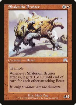 SHALESKIN BRUISER - Onslaught - MTG Magic the Gathering Card - Uncommon - Image 1