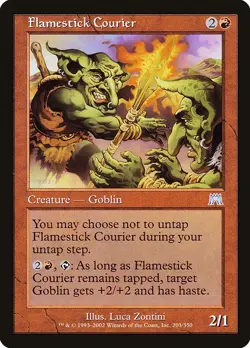 FLAMESTICK COURIER - Onslaught - MTG Magic the Gathering Card - Uncommon - Image 1