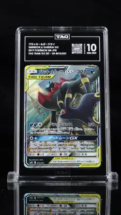 2019 Pokemon Japanese Starter Set Umbreon & Darkrai GX 010 TAG 10 Gem Mint - Image 1