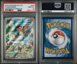 2023 Pokemon SVP EN-SV Black Star Promo 044 Charmander PSA 10 - Image 3