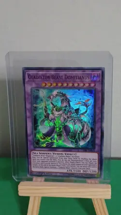 Yugioh Gladiator Beast Domitianus CHIM-EN033 Super Rare Chaos Impact - Image 5
