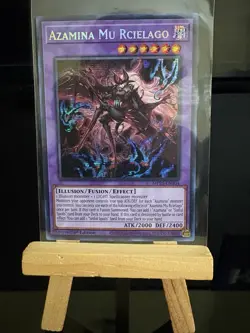 Azamina Mu Rcielago MP25-EN104 Prismatic Secret Rare 2025 Mega Pack Yugioh - Image 1