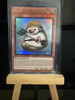 YuGiOh! - Rescue Hedgehog MP25-EN261 - Ultra Rare 1st Edition Near Mint - Image 1