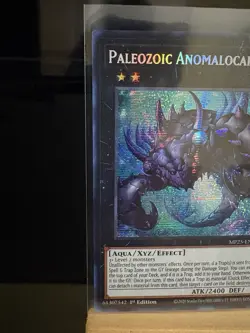 Yugioh Paleozoic Anomalocaris MP25-EN137 1st Edition Prismatic Secret Rare NM - Image 2