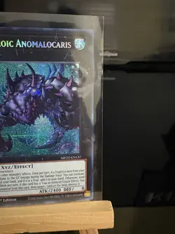 Yugioh Paleozoic Anomalocaris MP25-EN137 1st Edition Prismatic Secret Rare NM - Image 3