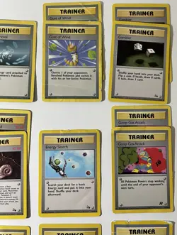 Pokemon WOTC trainer Card Bundle X28 Base Set 1&2 Fossil Rocket HP RARE - Image 3