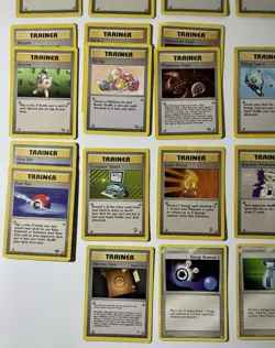 Pokemon WOTC trainer Card Bundle X28 Base Set 1&2 Fossil Rocket HP RARE - Image 5