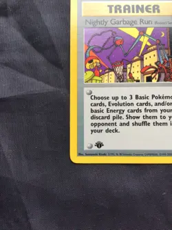Pokemon Cards: Team Rocket 1st Edition Uncommon: Nightly Garbage Run 77/82 - Image 5