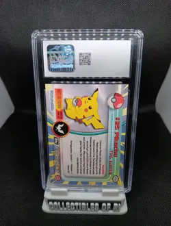 CGC 8.5 Pikachu #25 Topps series 1 Pokemon Card 1-25 Second Print 1999 - Image 2