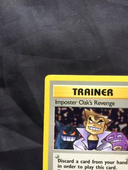 Pokemon Cards: Team Rocket 1st Edition Uncommon: Impostor Oak's Revenge 76/82 - Image 2