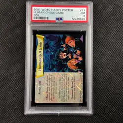 PSA 7 Human Chess Game 11/1160 Harry Potter Card Holo Near Mint Graded - Image 1