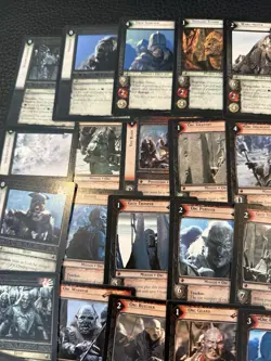 Lord Of The Rings Trading Card Bundle Over 125 Cards Mixed Sets. - Image 2