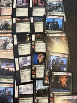 Lord Of The Rings Trading Card Bundle Over 125 Cards Mixed Sets. - Image 5