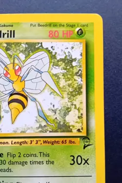 Pokemon Cards: Base Set 2 Rare: Beedrill 21/130 - Image 4
