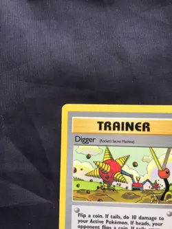 Pokemon Cards: Team Rocket 1st Edition Uncommon: Digger 75/82 - Image 2