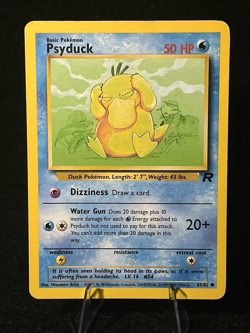 Pokemon TCG Psyduck 65/82 Team Rocket Regular LP/MP - Lightly Played Card - Image 1
