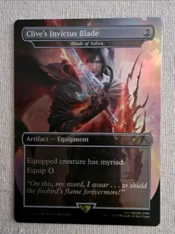 Final Fantasy Secret Lair Weapons Rainbow Foil Edition, US Seller w/o Bonus Card - Image 2