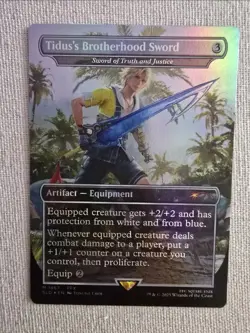 Final Fantasy Secret Lair Weapons Rainbow Foil Edition, US Seller w/o Bonus Card - Image 5