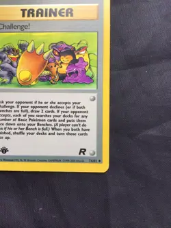 Pokemon Cards: Team Rocket 1st Edition Uncommon: Challenge! 74/82 - Image 4