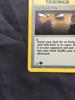 Pokemon Cards: Team Rocket 1st Edition Uncommon: The Boss's Way 73/82 - Image 5