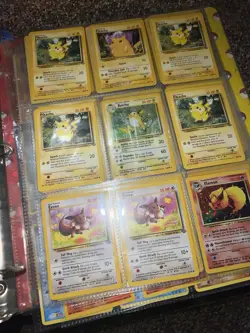 Vintage Binder Pokemon Card Collection Holos Hits Wotc Base Set Charizard - Image 4