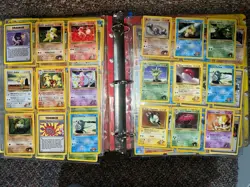 Vintage Binder Pokemon Card Collection Holos Hits Wotc Base Set Charizard - Image 5