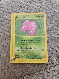 Exeggcute Aquapolis Pokemon Card - Image 1