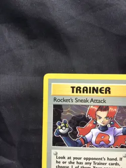 Pokemon Cards: Team Rocket 1st Edition Rare: Rocket's Sneak Attack 72/82 - Image 2