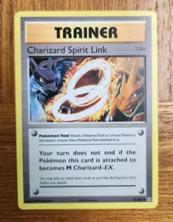 Uncommon Charizard Spirit Link Pokemon Trainer Card, Evolutions Set 75/108 - Image 1