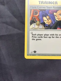 Pokemon Cards: Team Rocket 1st Edition Rare: Here Comes Team Rocket! 71/82 - Image 5
