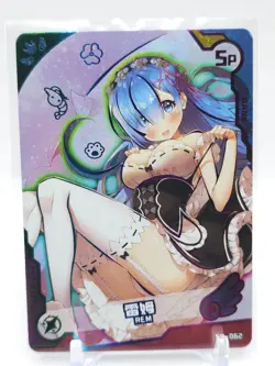 Goddess Story - Anime Waifu Trading Card - Rem - Image 1