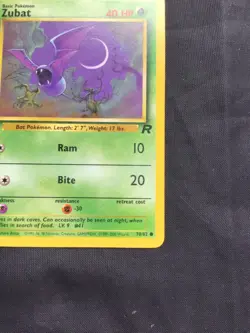 Pokemon Cards: Team Rocket 1st Edition Common: Zubat 70/82 - Image 4