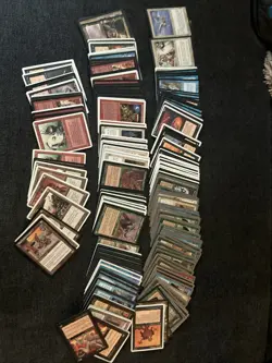 Magic The Gathering Vintage Bulk Lot 200+ Cards Mostly 1995-97 MTG - Image 1