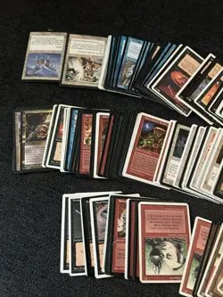 Magic The Gathering Vintage Bulk Lot 200+ Cards Mostly 1995-97 MTG - Image 2