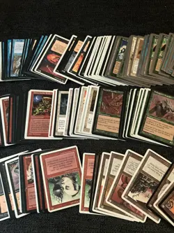 Magic The Gathering Vintage Bulk Lot 200+ Cards Mostly 1995-97 MTG - Image 3