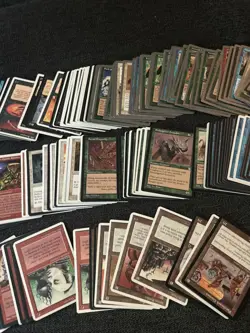 Magic The Gathering Vintage Bulk Lot 200+ Cards Mostly 1995-97 MTG - Image 4
