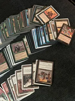 Magic The Gathering Vintage Bulk Lot 200+ Cards Mostly 1995-97 MTG - Image 5