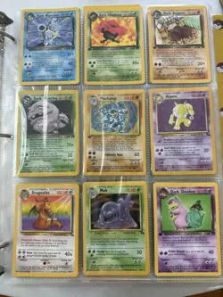 Vintage Pokemon Card Binder Collection Lot Base Set Charizards, 1st Editions - Image 3
