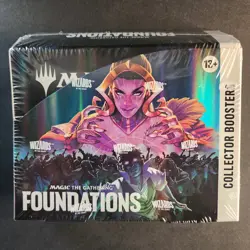 Sealed Magic the Gathering MTG Foundations Collector Booster Box TM0018 - Image 1