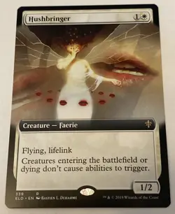 Hushbringer - Extended Art ELD MTG Magic The Gathering NEW UNPLAYED - Image 1