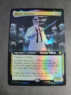 Mister Negative (Extended Art Foil) Mythic MTG Spider-Man - Image 1